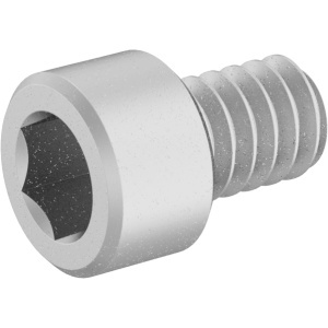 Titanium Socket Head Screw 2-56 Thread Size, 1/8