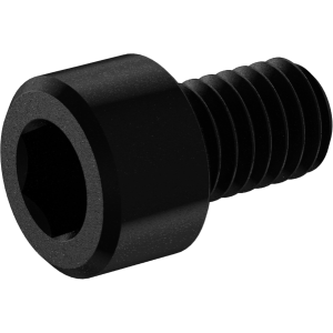 Black-Oxide High Strenght Socket Head Screw 8-36 Thread Size, 1/4