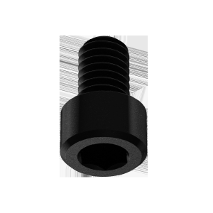 Black-Oxide High Strenght Socket Head Screw 8-36 Thread Size, 1/4