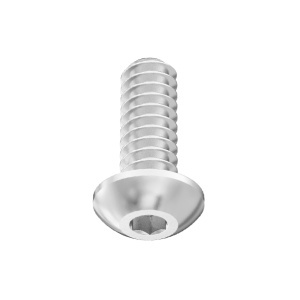 Left-Hand Hex-Drive，A2 Rounded-Head Screw 6-32 Thread size, 3/8