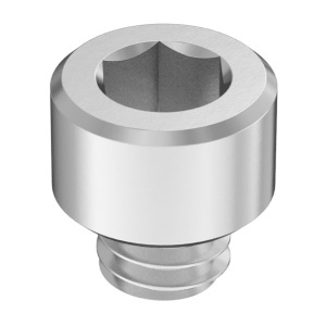 Super-Corrosion-Resistant A4 Socket Head Screw 8-32 Thread Size, 1/8