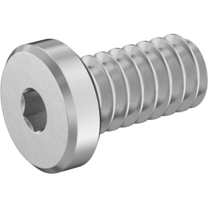 Super-Corrosion-Resistant A4 Low-Profile Socket Head Screw , 10-24 Thread Size, 1/4