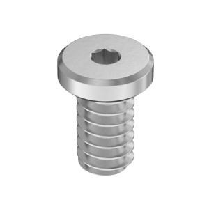 Super-Corrosion-Resistant A4 Low-Profile Socket Head Screw , 6-32 Thread Size, 1/4