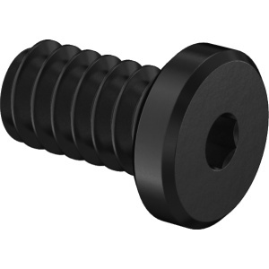 Super-Corrosion-Resistant A4 Low-Profile Socket Head Screw , 6-32 Thread Size, 1/4