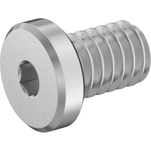 Super-Corrosion-Resistant A4 Low-Profile Socket Head Screw , 8-32 Thread Size, 1/4