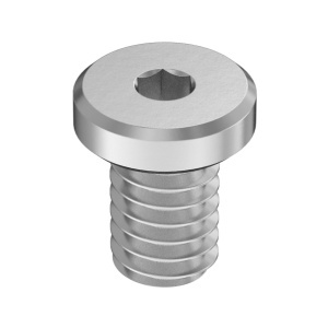 Super-Corrosion-Resistant A4 Low-Profile Socket Head Screw , 8-32 Thread Size, 1/4