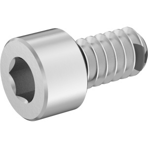 Fluoroelastomer O-Ring A2 Vibration-Resistant Sealing Socket Head Screw, 6-32 Thread size, 1/4