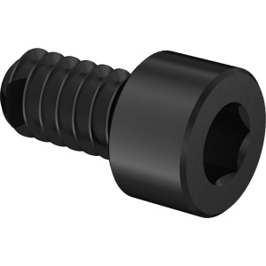 Fluoroelastomer O-Ring A2 Vibration-Resistant Sealing Socket Head Screw, 6-32 Thread size, 1/4
